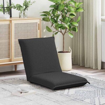 VIDAXL Sedia A Pavimento Regolabile Grigio Scuro VIDAXL Sedia A Pavimento Regolabile Grigio Scuro