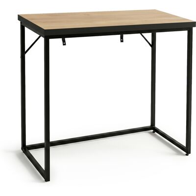 AKORD Tavolo Consolle Stile Loft Origo 90 Cm Rovere Craft Gambe Nere AKORD Tavolo Consolle Stile Loft Origo 90 Cm Rovere Craft Gambe Nere