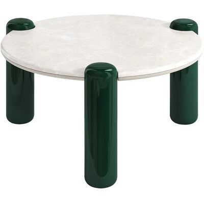Unique Tavolino In Marmo E Mdf Beige E Verde - Narodi Unique Tavolino In Marmo E Mdf Beige E Verde - Narodi