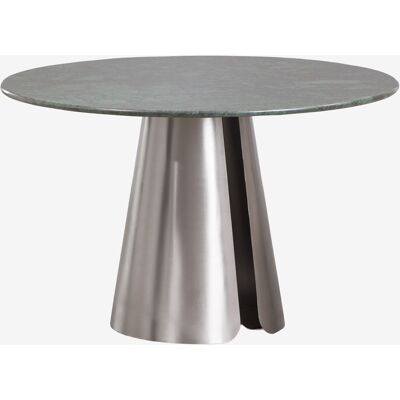 SKLUM Tavolo Da Pranzo Rotondo Ø120 Cm In Acciaio Inox Baelor SKLUM Tavolo Da Pranzo Rotondo Ø120 Cm In Acciaio Inox Baelor