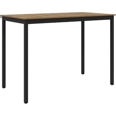 VIDAXL Tavolo Bar A Pianta Legno Ingegnerizzato Rettangolare VIDAXL Tavolo Bar A Pianta Legno Ingegnerizzato Rettangolare