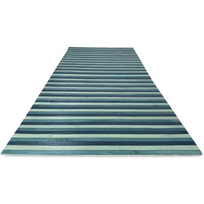 TEX FAMILY - WOODY - blu-verde sfumato mare - rug TEX FAMILY - WOODY - blu-verde sfumato mare - rug