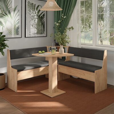 Vicco Gruppo Panca Ad Angolo Roman, Rovere Dorato, 60 X 60 Cm, Vicco Gruppo Panca Ad Angolo Roman, Rovere Dorato, 60 X 60 Cm,