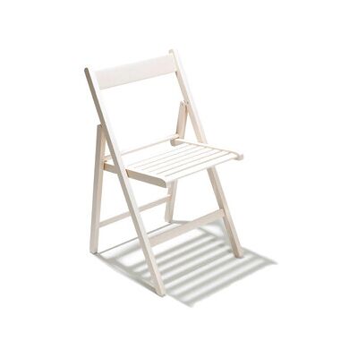 VDS Sedia Pieghevole Liberty Bianco - 4 Pezzi VDS Sedia Pieghevole Liberty Bianco - 4 Pezzi