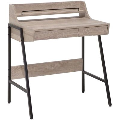 BELIANI Scrivania In Colore Marrone Chiaro 73 X 48 Cm Con 2 Cassetti Broxton BELIANI Scrivania In Colore Marrone Chiaro 73 X 48 Cm Con 2 Cassetti Broxton