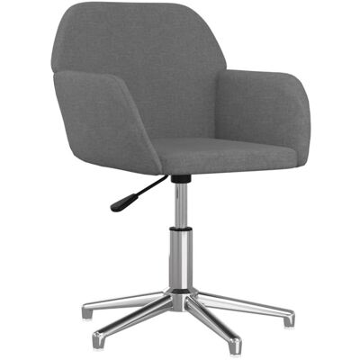Sedia da ufficio girevole tessuto grigio chiaro - Sedia da ufficio Sedia da ufficio girevole tessuto grigio chiaro - Sedia da ufficio