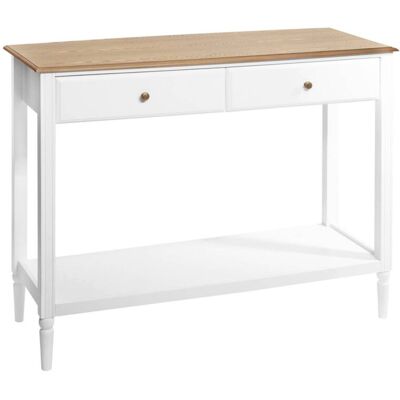 ATMOSPHERA - Consolle In Legno Bianco Solen L110cm Créateur D'Intérieur ATMOSPHERA - Consolle In Legno Bianco Solen L110cm Créateur D'Intérieur