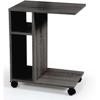 BAKAJI - Servetto Divano Letto Portariviste Portavivande Grigio Cm 45 X 30 X 56 H BAKAJI - Servetto Divano Letto Portariviste Portavivande Grigio Cm 45 X 30 X 56 H