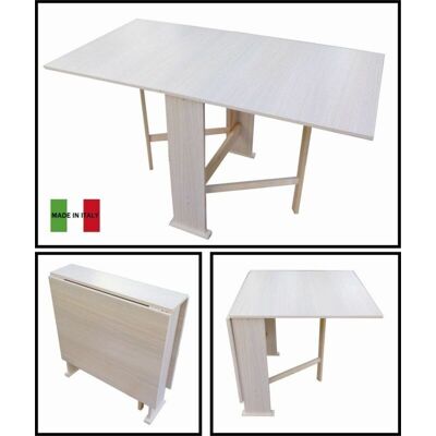 BIGHOUSE IT Tavolo Pieghevole Salvaspazio Mati 74x136 Colore Bianco Frassinato BIGHOUSE IT Tavolo Pieghevole Salvaspazio Mati 74x136 Colore Bianco Frassinato