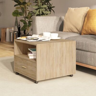 Tavolino Sonoma Rovere - 55x55x40cm Tavolino Sonoma Rovere - 55x55x40cm