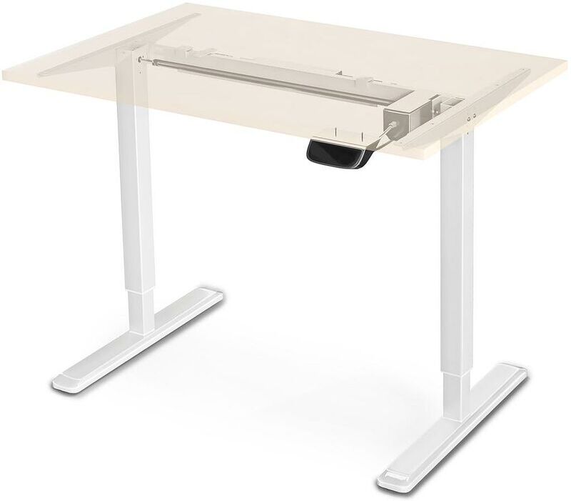 FRANKYSTAR - Stand Up Desk scrivania elettrica con tecnologia dual motor, con regolazione digitale. Postazione mobile da ufficio per pc laptop