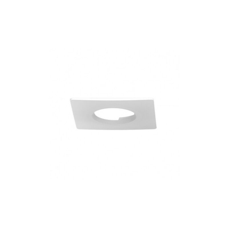 MIIDEX LIGHTING - Collare quadrato bianco fisso per faretto éclat ii