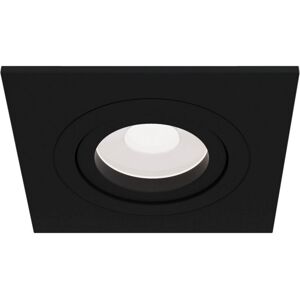 MAYTONI Faretto Da Incasso Moderno Atom Alluminio Nero 1 Luce Diffusore Tessile MAYTONI Faretto Da Incasso Moderno Atom Alluminio Nero 1 Luce Diffusore Tessile