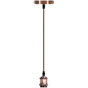 AIGOSTAR - Portalampada - Bronze Red - 1m cord - Lamp holder AIGOSTAR - Portalampada - Bronze Red - 1m cord - Lamp holder