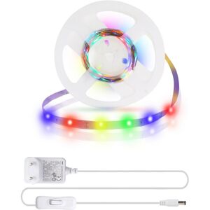 AIGOSTAR Kit Striscia Led 12V 5,5W SMD 2835 3 metri IP20 4 colori RGBY AIGOSTAR Kit Striscia Led 12V 5,5W SMD 2835 3 metri IP20 4 colori RGBY