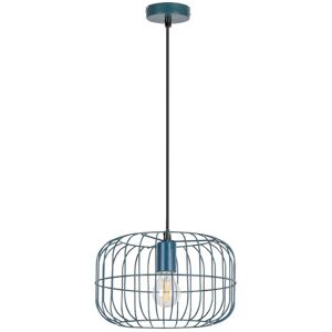 RABALUX Xenia, Metal Pendant Lamp, E27 1x Max 60w, Blue, D300 Mm, Te RABALUX Xenia, Metal Pendant Lamp, E27 1x Max 60w, Blue, D300 Mm, Te