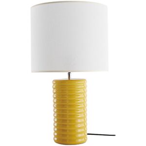 Lampada da tavolo in ceramica gialla Miliboo - Stile vintage 70s Lampada da tavolo in ceramica gialla Miliboo - Stile vintage 70s