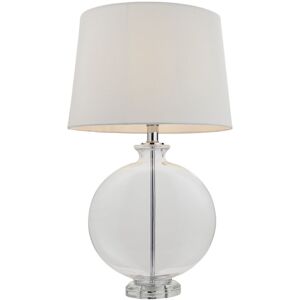 Netlighting Gideon Lampada da Tavolo - Vetro Trasparente, Nichelato Netlighting Gideon Lampada da Tavolo - Vetro Trasparente, Nichelato