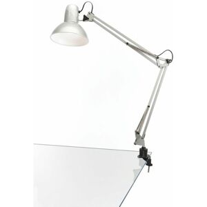 Lampada da Scrivania Regolabile - E27, Cromata, Braccio Flessibile Lampada da Scrivania Regolabile - E27, Cromata, Braccio Flessibile