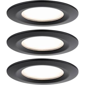 PAULMANN LICHT Paulmann 93081 Set Nova Plus Lampada Led Da Incasso Led (monocolore) 18 W Nero PAULMANN LICHT Paulmann 93081 Set Nova Plus Lampada Led Da Incasso Led (monocolore) 18 W Nero