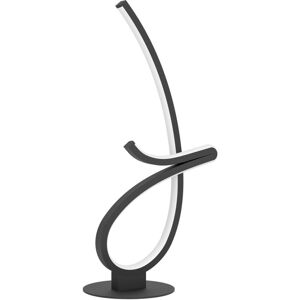 EGLO Lampada Scrivania Moderna Cardoncito Acciaio Nero Led 12w 1400lm Ip20 EGLO Lampada Scrivania Moderna Cardoncito Acciaio Nero Led 12w 1400lm Ip20