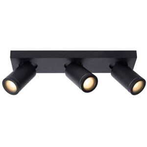 LUCIDE Plafoniera Taylor Nera 3xgu10 Led Dimmer Ip44 LUCIDE Plafoniera Taylor Nera 3xgu10 Led Dimmer Ip44