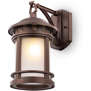 MAYTONI Lampade Da Parete Vintage Da Esterno Alluminio Marrone 1 Luce E27 60w Ip44 MAYTONI Lampade Da Parete Vintage Da Esterno Alluminio Marrone 1 Luce E27 60w Ip44