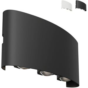 MAYTONI Lampada Da Parete Moderna Da Esterno Metallo Nero Luce Led 6w Ip54 MAYTONI Lampada Da Parete Moderna Da Esterno Metallo Nero Luce Led 6w Ip54