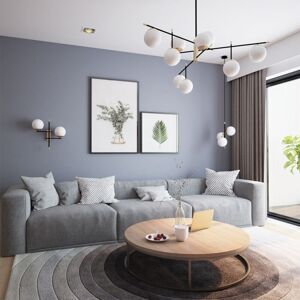 MAYTONI - Lampadario Contemporanea Nostalgia Metallo Oro Opaco 9 Luci Diffusori Bianchi MAYTONI - Lampadario Contemporanea Nostalgia Metallo Oro Opaco 9 Luci Diffusori Bianchi