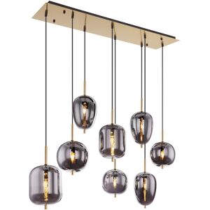 Globo Lampada A Sospensione - Blacky I - Ottone - Vetro Vetro - Globo Lampada A Sospensione - Blacky I - Ottone - Vetro Vetro -