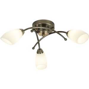 Lampada a Soffitto Opera 3 Luci - Ottone Antico Lampada a Soffitto Opera 3 Luci - Ottone Antico