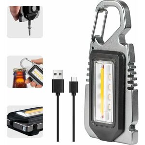 DPZO Portachiavi Multifunzione Con Luce Led Di Emergenza: Mini Luce Da Lavoro A Led Portatile, Impermeabile E Ricaricabile Con Apribottiglie, Ideale Per Campeggio, Illuminazione Di Emergenza E Riparazioni. DPZO Portachiavi Multifunzione Con Luce Led Di Emergenza: Mini Luce Da Lavoro A Led Portatile, Impermeabile E Ricaricabile Con Apribottiglie, Ideale Per Campeggio, Illuminazione Di Emergenza E Riparazioni.