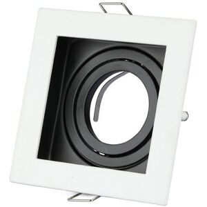 V-TAC - Vt-781 Portafaretto Led Da Incasso Quadrato In Metallo Colore Bianco Orientabile 15° Gu10 V-TAC - Vt-781 Portafaretto Led Da Incasso Quadrato In Metallo Colore Bianco Orientabile 15° Gu10