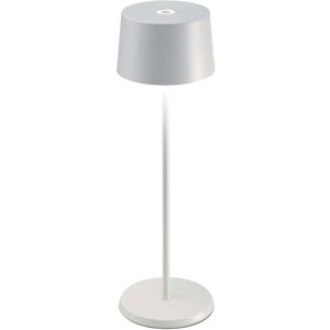 ZAFFERANO Lampada A Led Da Tavolo Olivia Pro Bianca Ricaricabile E Dimmerabile ZAFFERANO Lampada A Led Da Tavolo Olivia Pro Bianca Ricaricabile E Dimmerabile