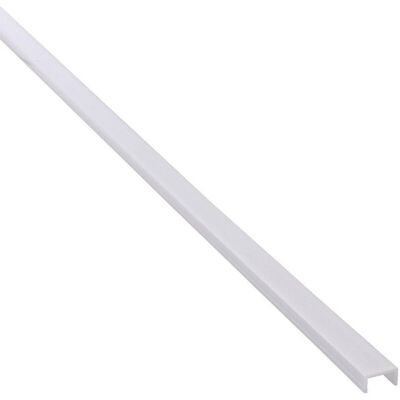 Coperchio in plastica bianco opale Barthelme - Compatibile con profili LED Coperchio in plastica bianco opale Barthelme - Compatibile con profili LED