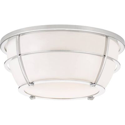 Lampada Soffitto Chance 2xE27 - Cromo Lucido Lampada Soffitto Chance 2xE27 - Cromo Lucido
