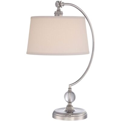 Lampada Da Tavolo Jenkins Nichel Lucido 1 Luce - Lampada da Tavolo Lampada Da Tavolo Jenkins Nichel Lucido 1 Luce - Lampada da Tavolo