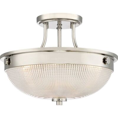 Elstead Lighting QZ/MANTLE/SF IS Montatura Semi-Sospesa Mantle 2 Luci - Fissaggio a Soffitto Elstead Lighting QZ/MANTLE/SF IS Montatura Semi-Sospesa Mantle 2 Luci - Fissaggio a Soffitto