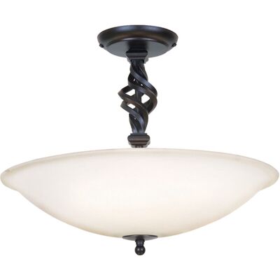 Elstead Lighting Pembroke Lampadario Semi-incasso 3 Luci - Lampadario Elstead Lighting Pembroke Lampadario Semi-incasso 3 Luci - Lampadario