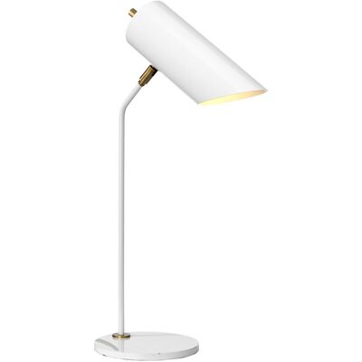 Lampada da Tavolo Quinto di Elstead Lighting - Bianco e Ottone Invecchiato - Lampada da Tavolo Lampada da Tavolo Quinto di Elstead Lighting - Bianco e Ottone Invecchiato - Lampada da Tavolo
