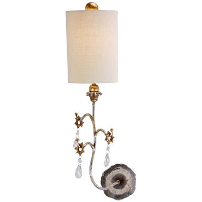 Elstead Lighting Applique Tivoli Interno Argento Crema - Applique Elstead Lighting Applique Tivoli Interno Argento Crema - Applique