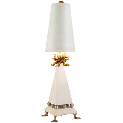 Lampada da Tavolo Leda Crema - Stile Vintage Lampada da Tavolo Leda Crema - Stile Vintage