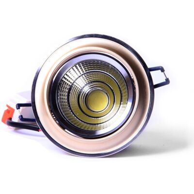 TRADE SHOP TRAESIO - Wisdom - Faretto Cob Led Incasso Orientabile Wisdom 5w 10w Colore Oro Satinato O Bianco - Oro-bianco Freddo-5 Watt TRADE SHOP TRAESIO - Wisdom - Faretto Cob Led Incasso Orientabile Wisdom 5w 10w Colore Oro Satinato O Bianco - Oro-bianco Freddo-5 Watt