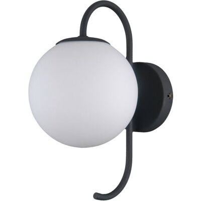 Lampada da Parete Italux Gela - Industriale Retrò Nera 1 Luce G9 Lampada da Parete Italux Gela - Industriale Retrò Nera 1 Luce G9