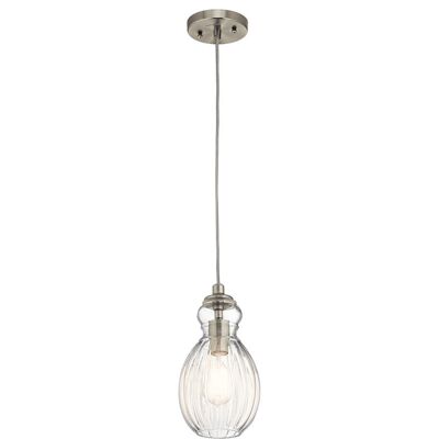 Lampadario Riviera Kichler - Paralume in vetro, Regolabile in altezza, E27 Lampadario Riviera Kichler - Paralume in vetro, Regolabile in altezza, E27