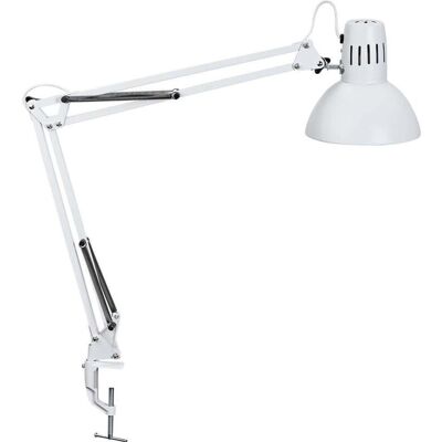 Maul Study 8230502 Lampada Con Morsetto E27 Bianco - Maul Study 8230502 Lampada Con Morsetto E27 Bianco -