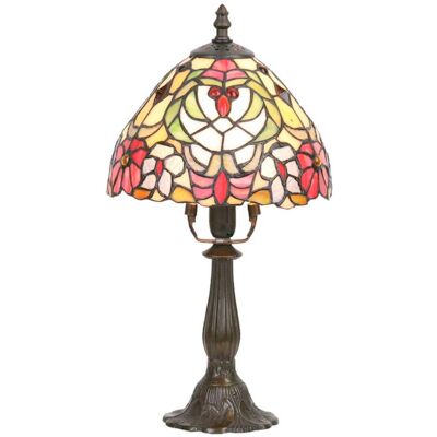 RABALUX Lampada Da Tavolo Mirella Bronzo Vetro Metallo / Bunt Ø20cm H: 35cm RABALUX Lampada Da Tavolo Mirella Bronzo Vetro Metallo / Bunt Ø20cm H: 35cm
