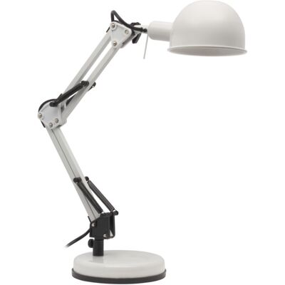 Lampada da Scrivania Regolabile Kanlux Bianca - IP20 E14 40W Lampada da Scrivania Regolabile Kanlux Bianca - IP20 E14 40W