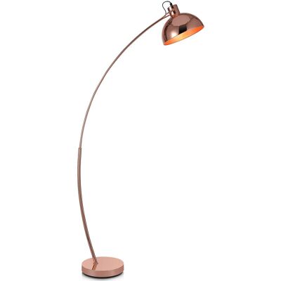 TEAMSON HOME Lampada Da Terra Led Oro Moderna Ricurva Arco Vn-l00025-eu TEAMSON HOME Lampada Da Terra Led Oro Moderna Ricurva Arco Vn-l00025-eu