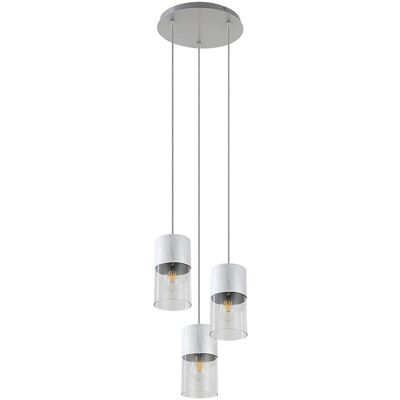 Lampada Sospesa Rabalux Zelkova - Interni Alluminio Moderno 3x40W E27 IP20 Lampada Sospesa Rabalux Zelkova - Interni Alluminio Moderno 3x40W E27 IP20